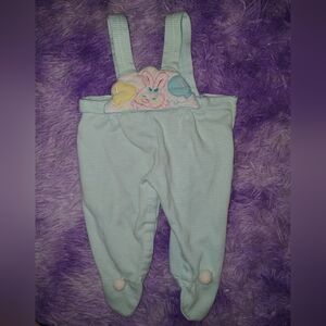 Vintage Tiny Tots Overalls with Bunny Design